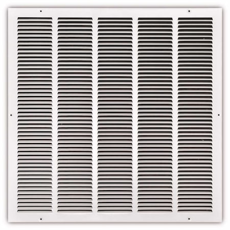 Tru Aire 24 in. x 24 in. White Stamped Return Air Grille 170 24X24
